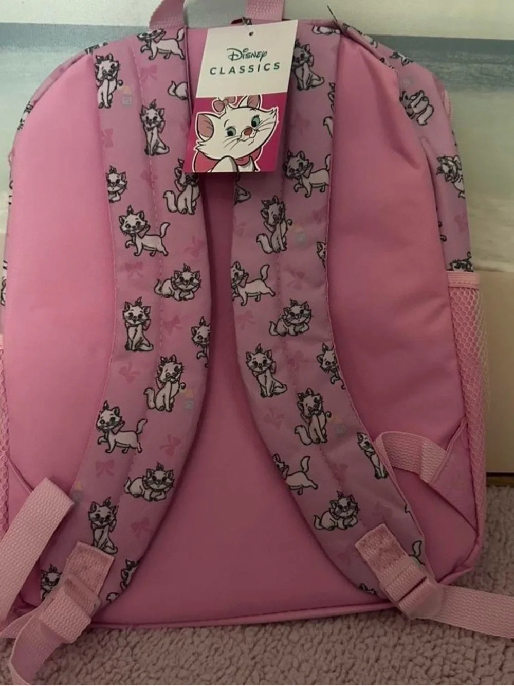 Disney Classics Marie Pink Backpack and lunch bag